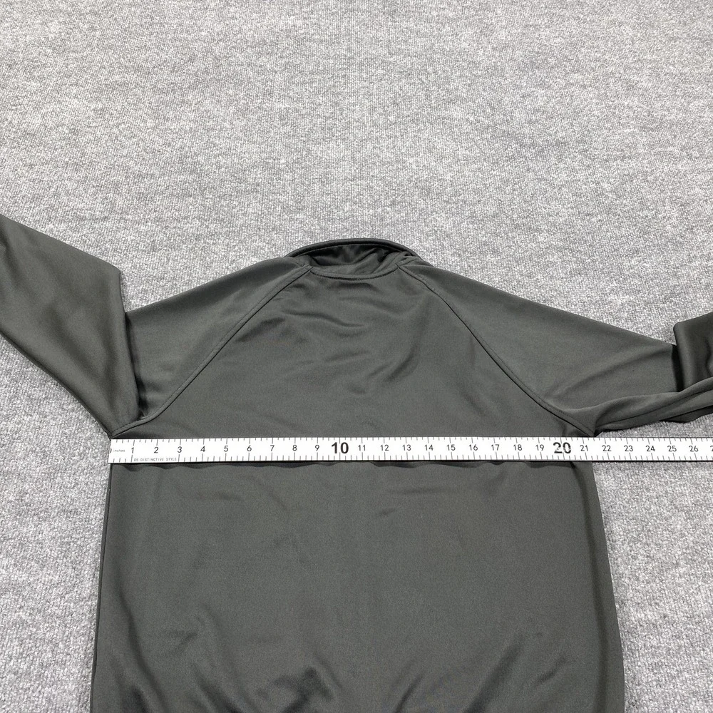 Nike Jacket Mens‎ Medium Black Windbreaker Full Zip Collared Pockets Lightweight